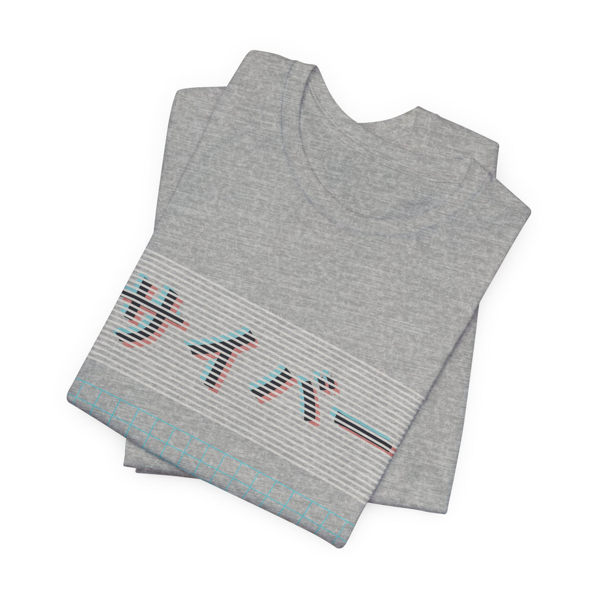Cyber Glitch Anime T-Shirt - original anime design, view 15