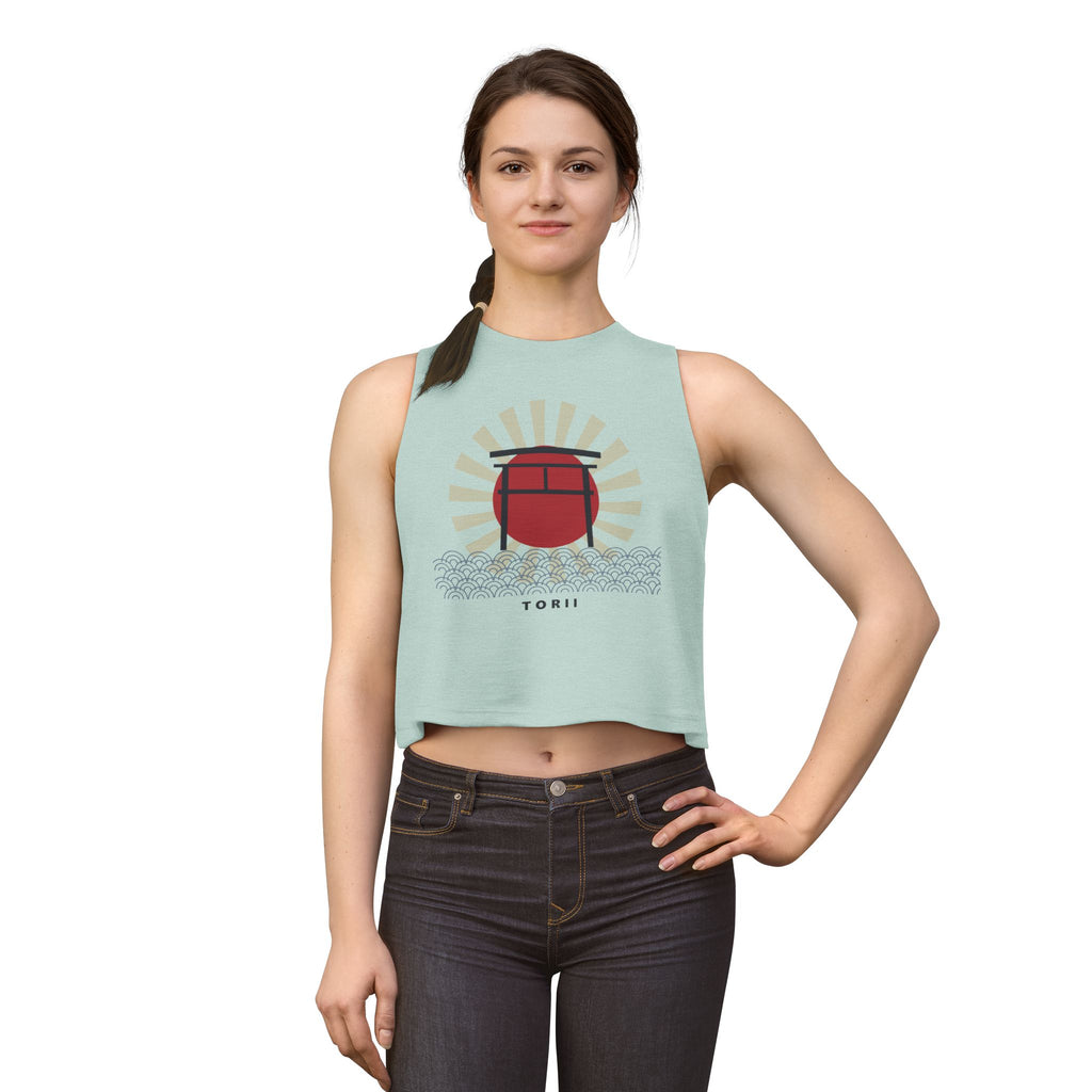 Torii Gate Crop Top - original anime design, view 11