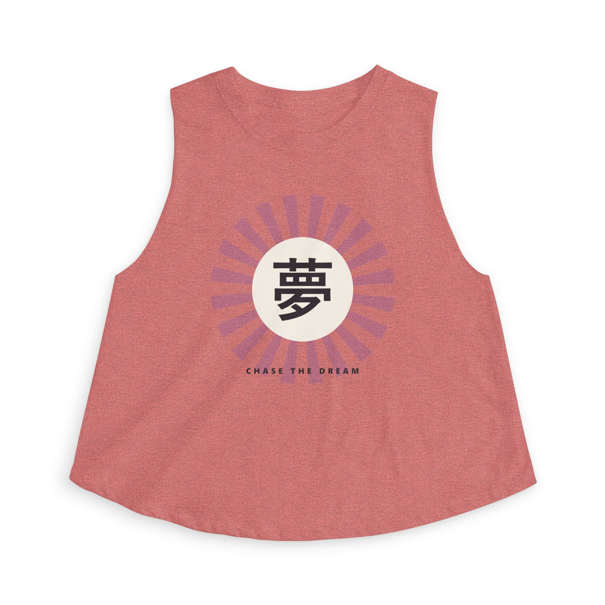 Yume Crop Top in Heather Mauve