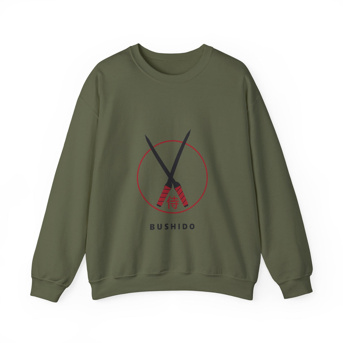 Bushido Sweatshirt in Military Green