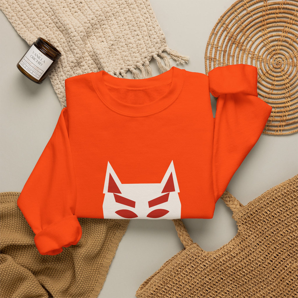Kitsune Mask Sweatshirt - original anime design, view 21