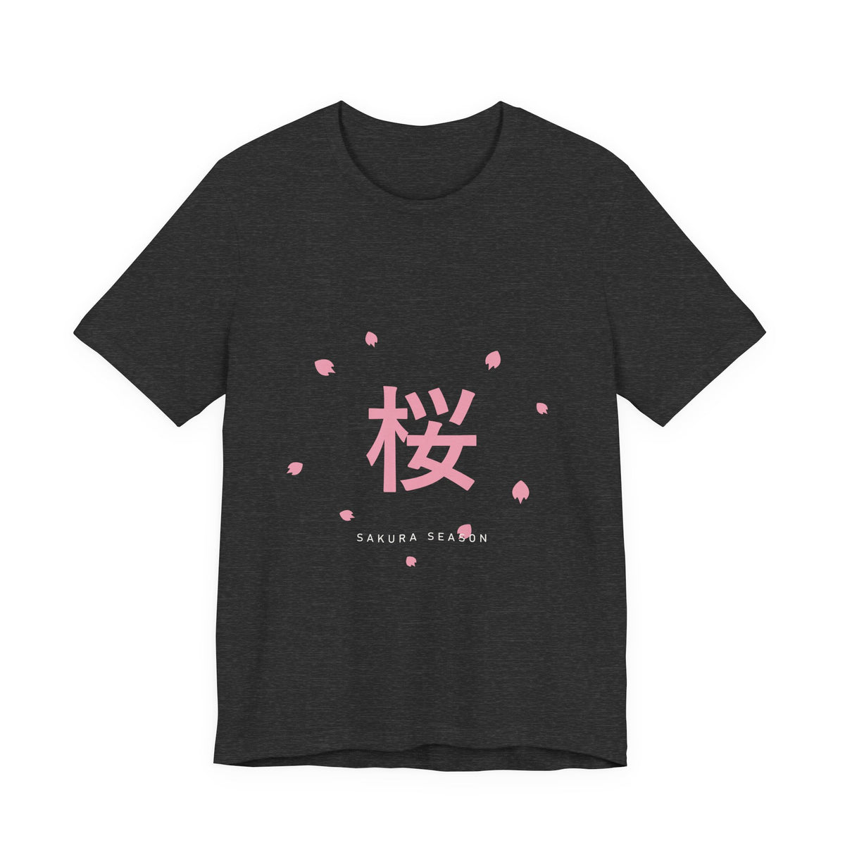 Sakura Season T-Shirt in Dark Grey Heather