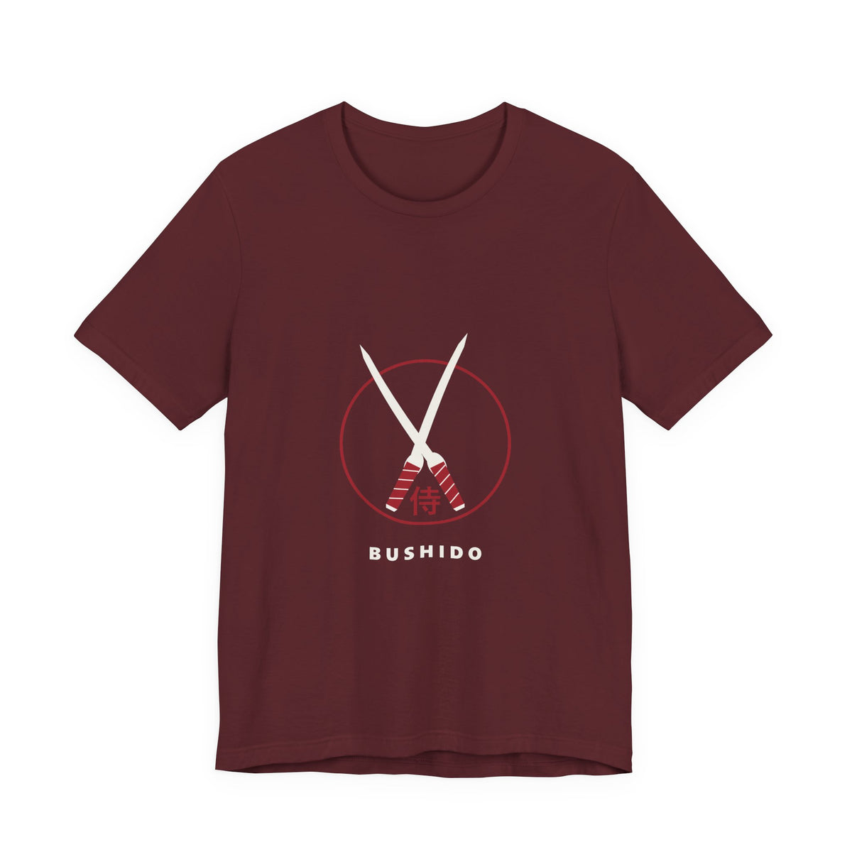 Bushido T-Shirt in Maroon