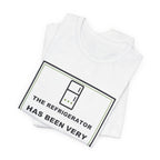 The Refrigerator Has Been Very Quiet Lately Funny Anime T-Shirt - original anime design, view 2
