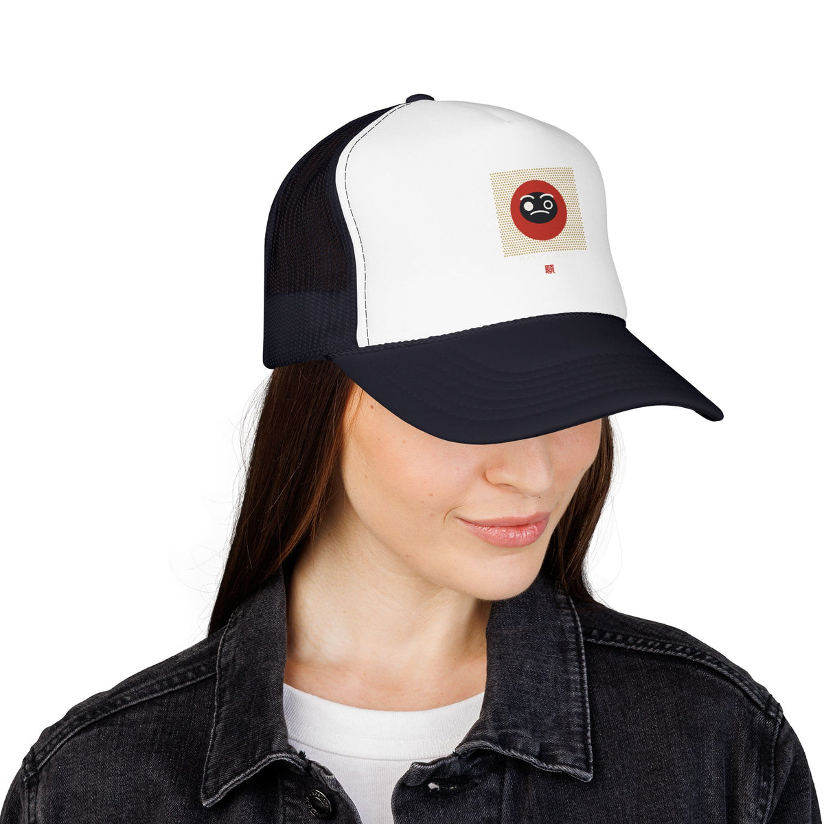Daruma Wish Trucker Cap - original anime design, view 27