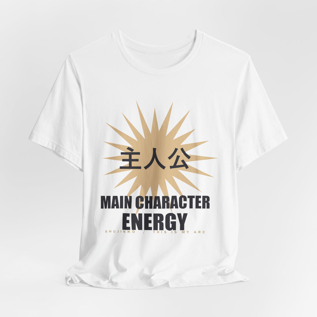 Main Character Energy Anime T-Shirt - original anime design, view 4