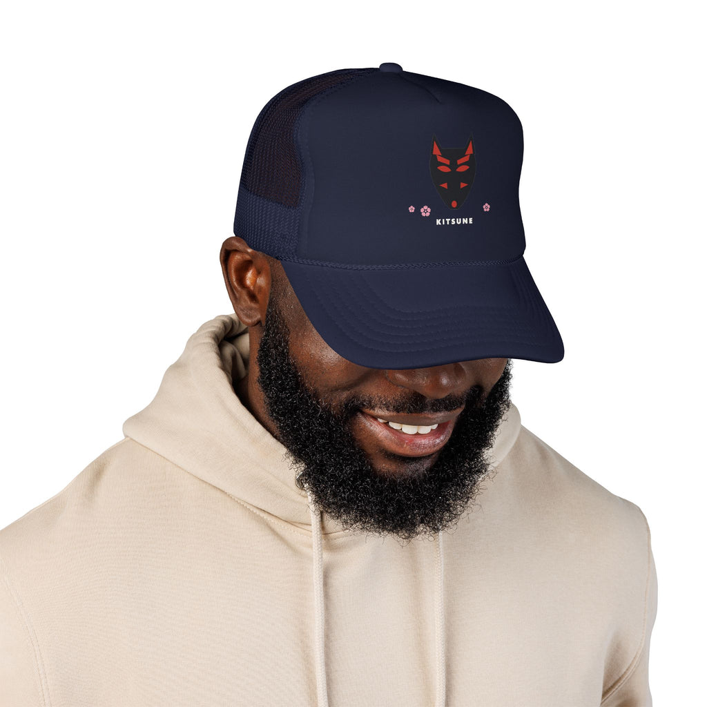 Kitsune Mask Trucker Cap - original anime design, view 5