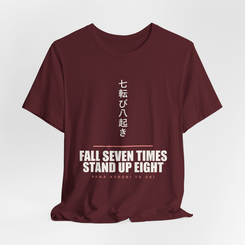 Fall Seven Times Anime T-Shirt - original anime design, view 25