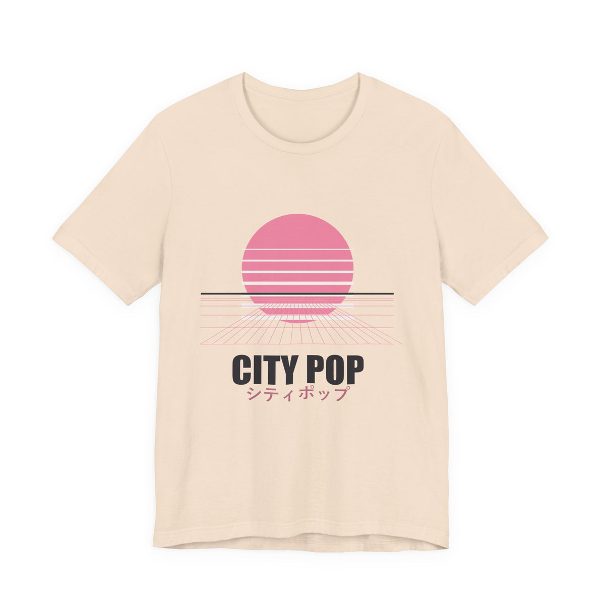 City Pop Anime T-Shirt in Soft Cream