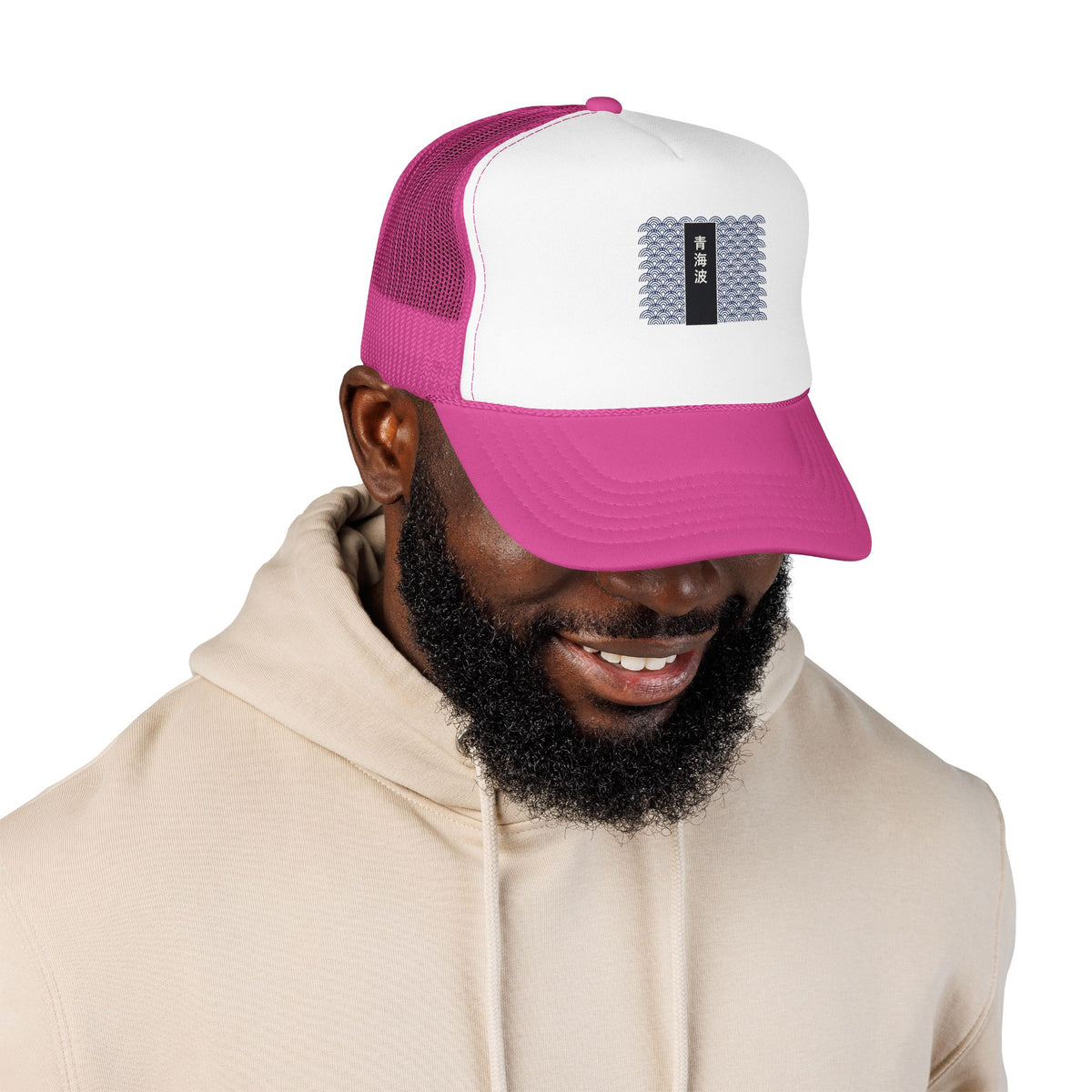 Seigaiha Trucker Cap - original anime design, view 17