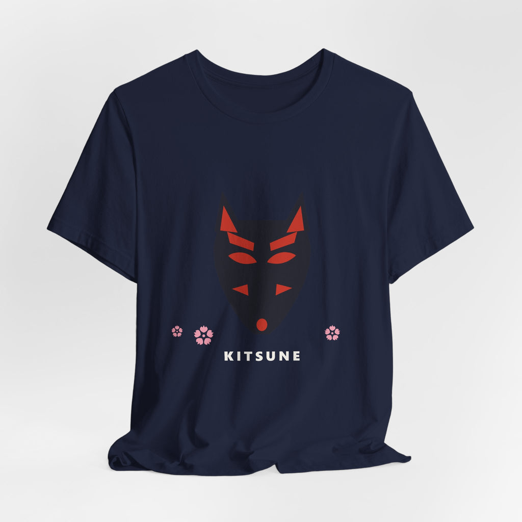 Kitsune Mask T-Shirt - original anime design, view 21