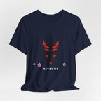 Kitsune Mask T-Shirt - original anime design, view 21