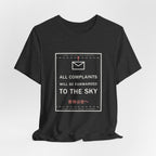 All Complaints Will Be Forwarded To The Sky Funny Anime T-Shirt - original anime design, view 18