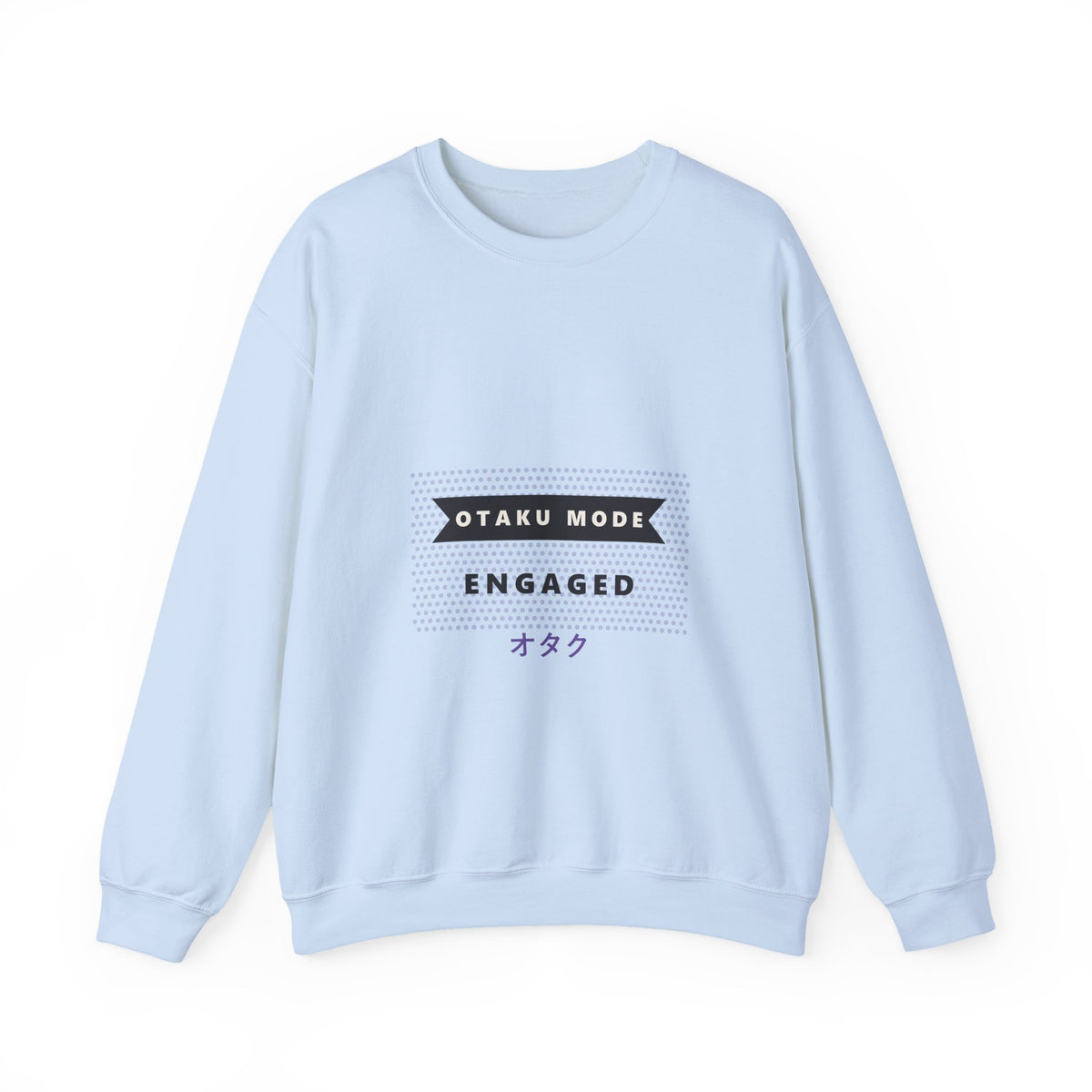 Otaku Mode Sweatshirt in Light Blue