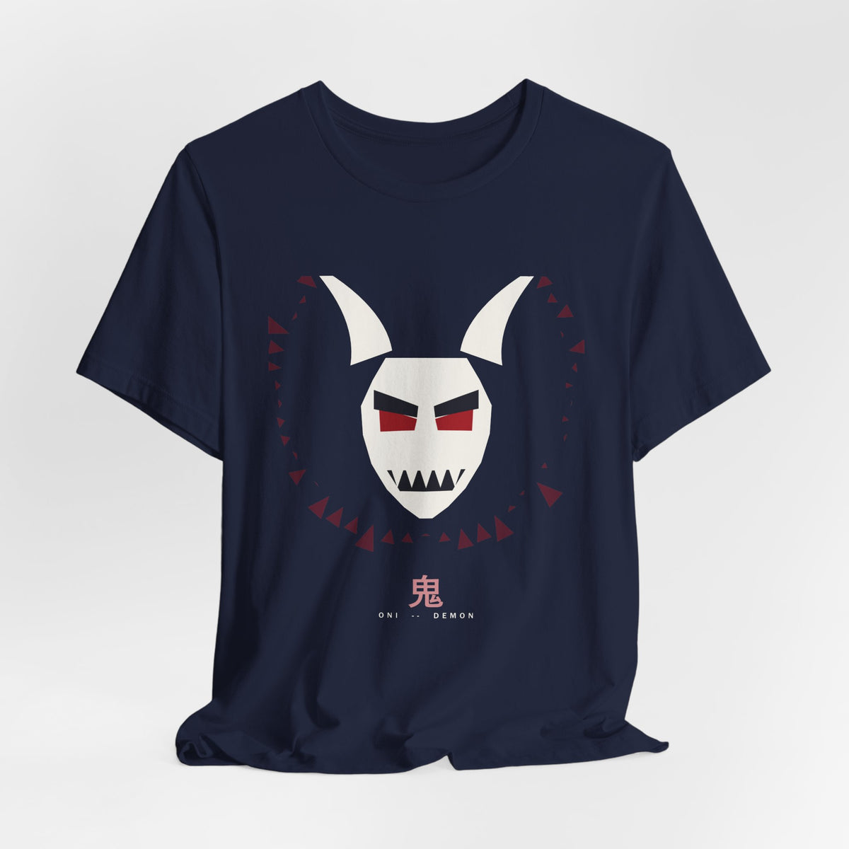 Oni Mask Anime T-Shirt - original anime design, view 22