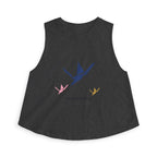 Senbazuru Crop Top in Dark Grey Heather