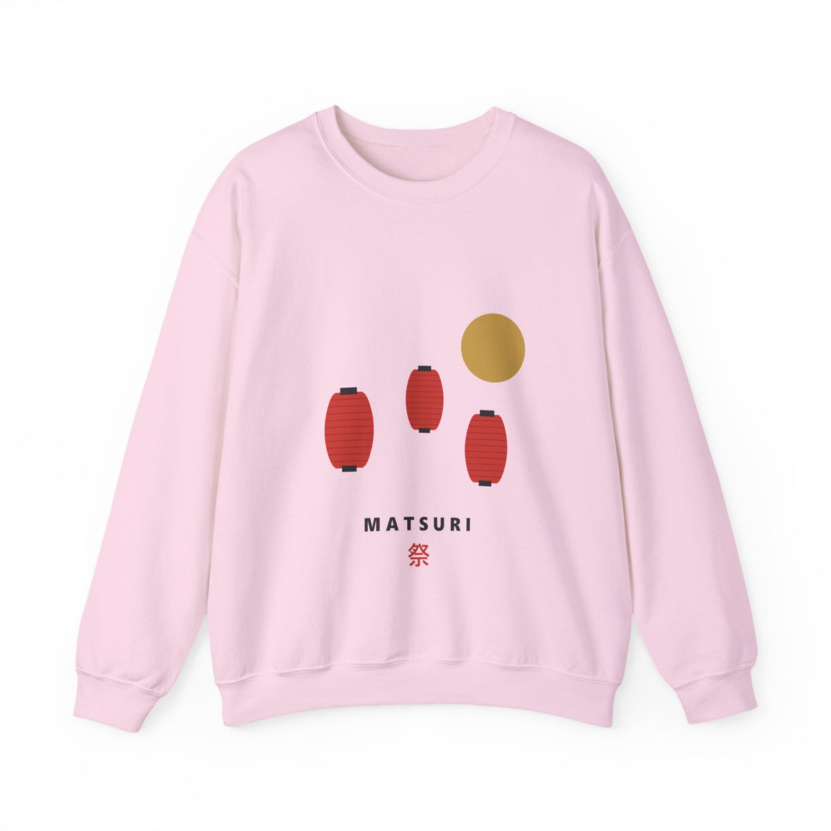 Matsuri Lanterns Sweatshirt in Light Pink