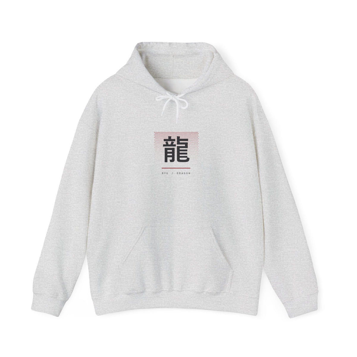 Ryu Dragon Hoodie in Ash