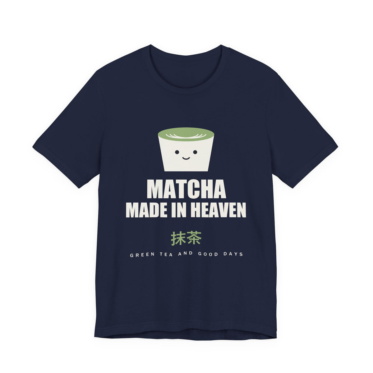Matcha Made In Heaven Anime T-Shirt in Navy