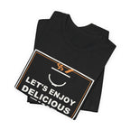 Let's Enjoy Delicious Time Funny Anime T-Shirt - original anime design, view 5