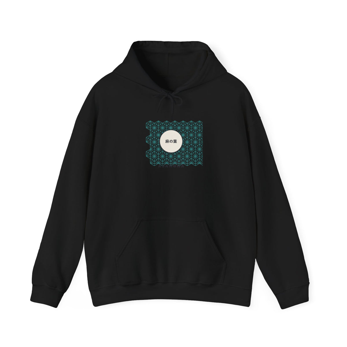 Asanoha Hoodie in Black
