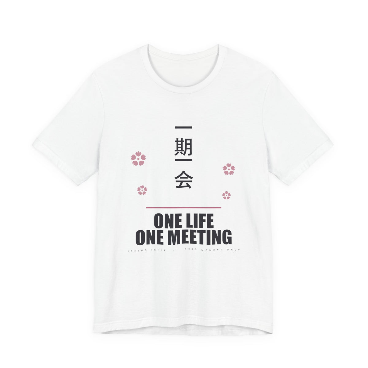One Life One Meeting Anime T-Shirt in White