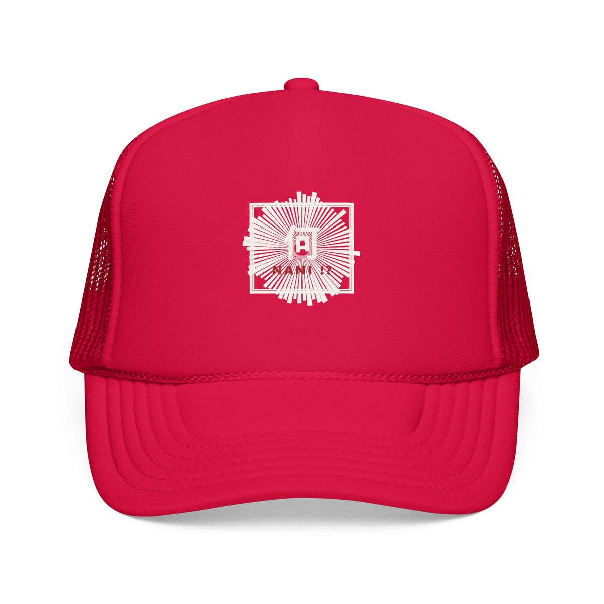 Nani!? Trucker Cap in Red