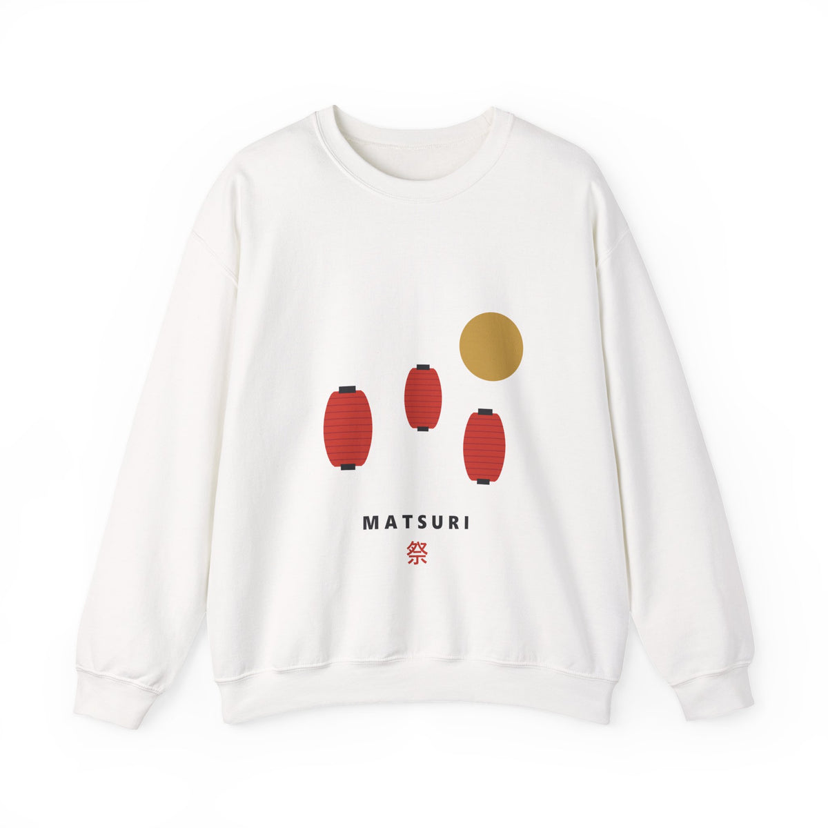 Matsuri Lanterns Sweatshirt in White