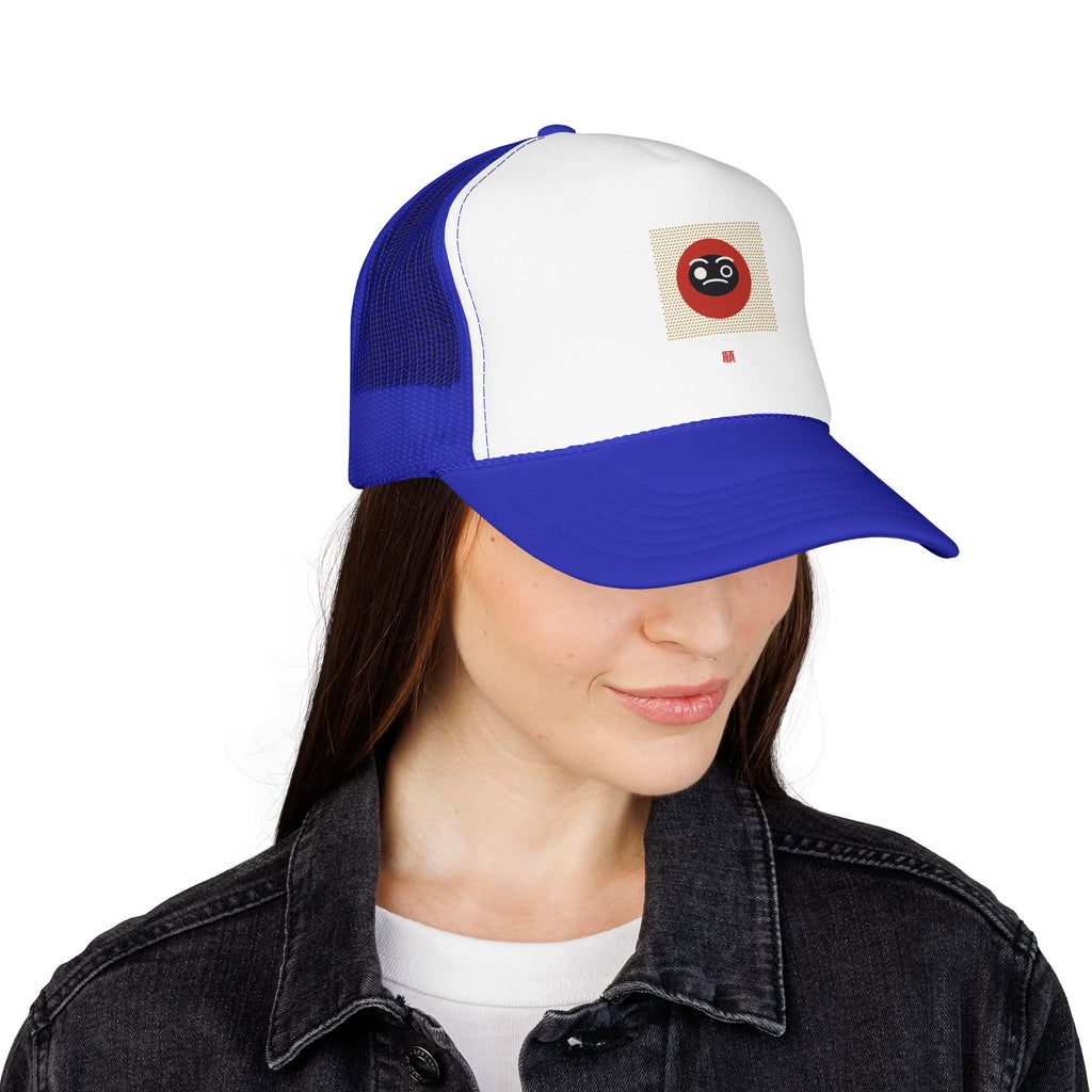 Daruma Wish Trucker Cap - original anime design, view 33