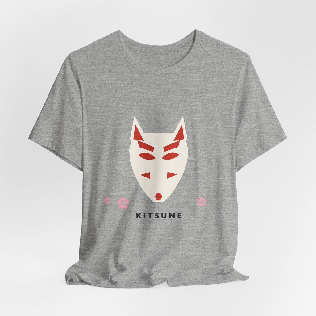 Kitsune Mask T-Shirt - original anime design, view 9