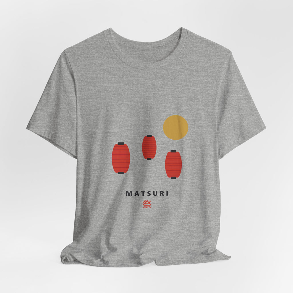 Matsuri Lanterns T-Shirt - original anime design, view 9
