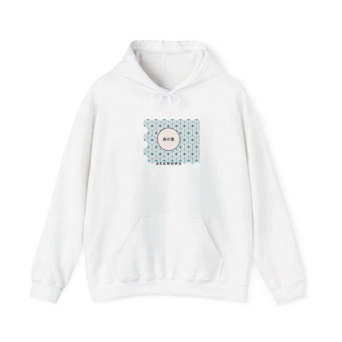 Asanoha Hoodie in White