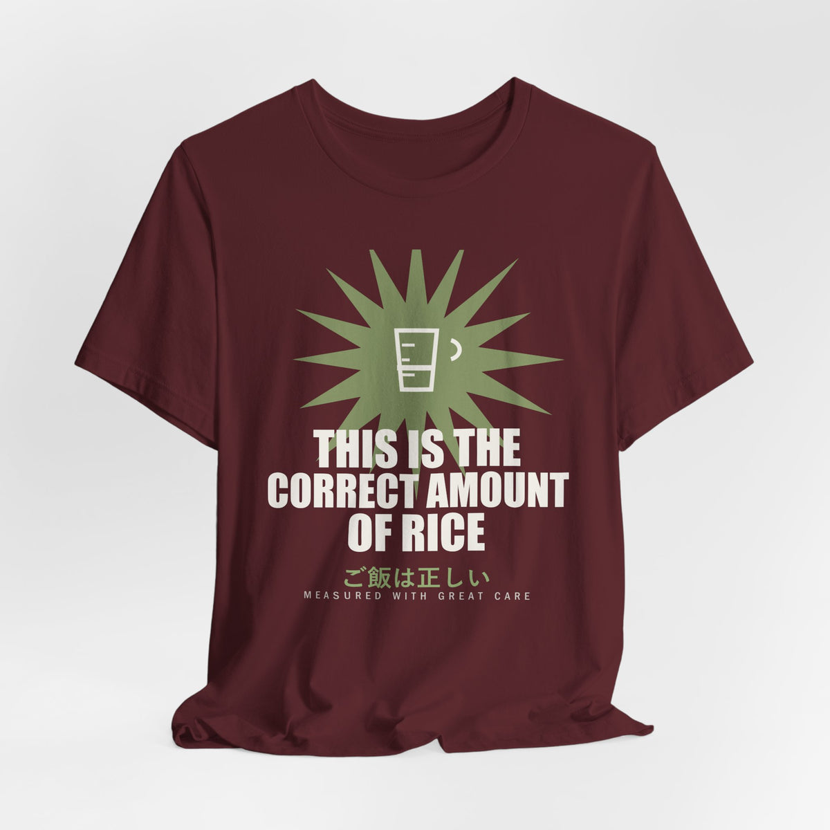 This Is The Correct Amount Of Rice Funny Anime T-Shirt - original anime design, view 24