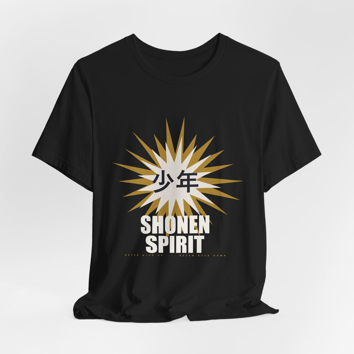 Shonen Spirit Anime T-Shirt - original anime design, view 7