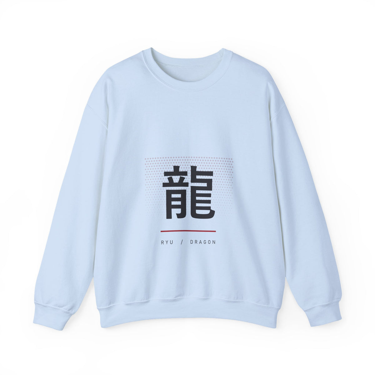 Ryu Dragon Sweatshirt in Light Blue