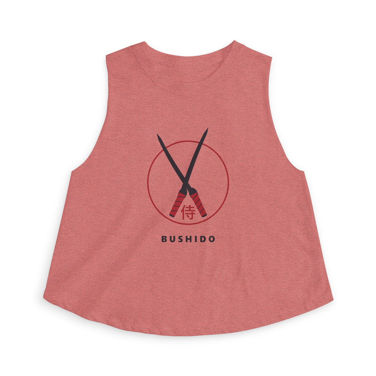 Bushido Crop Top in Heather Mauve