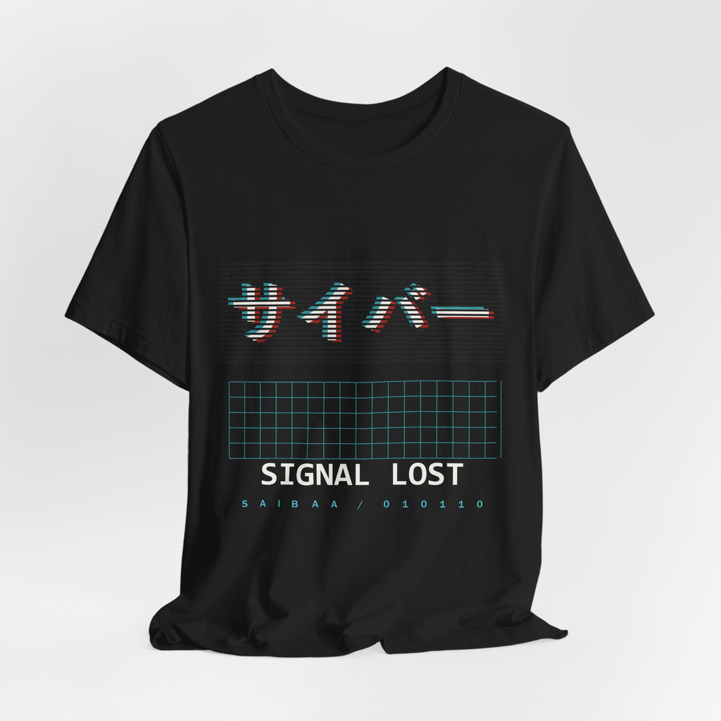 Cyber Glitch Anime T-Shirt - original anime design, view 7