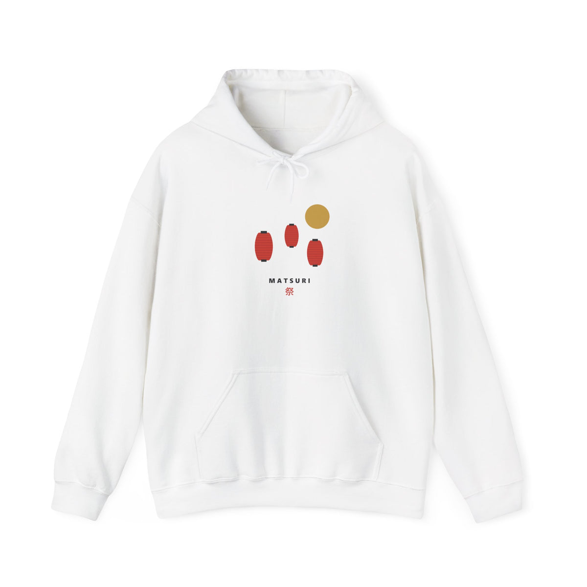 Matsuri Lanterns Hoodie in White