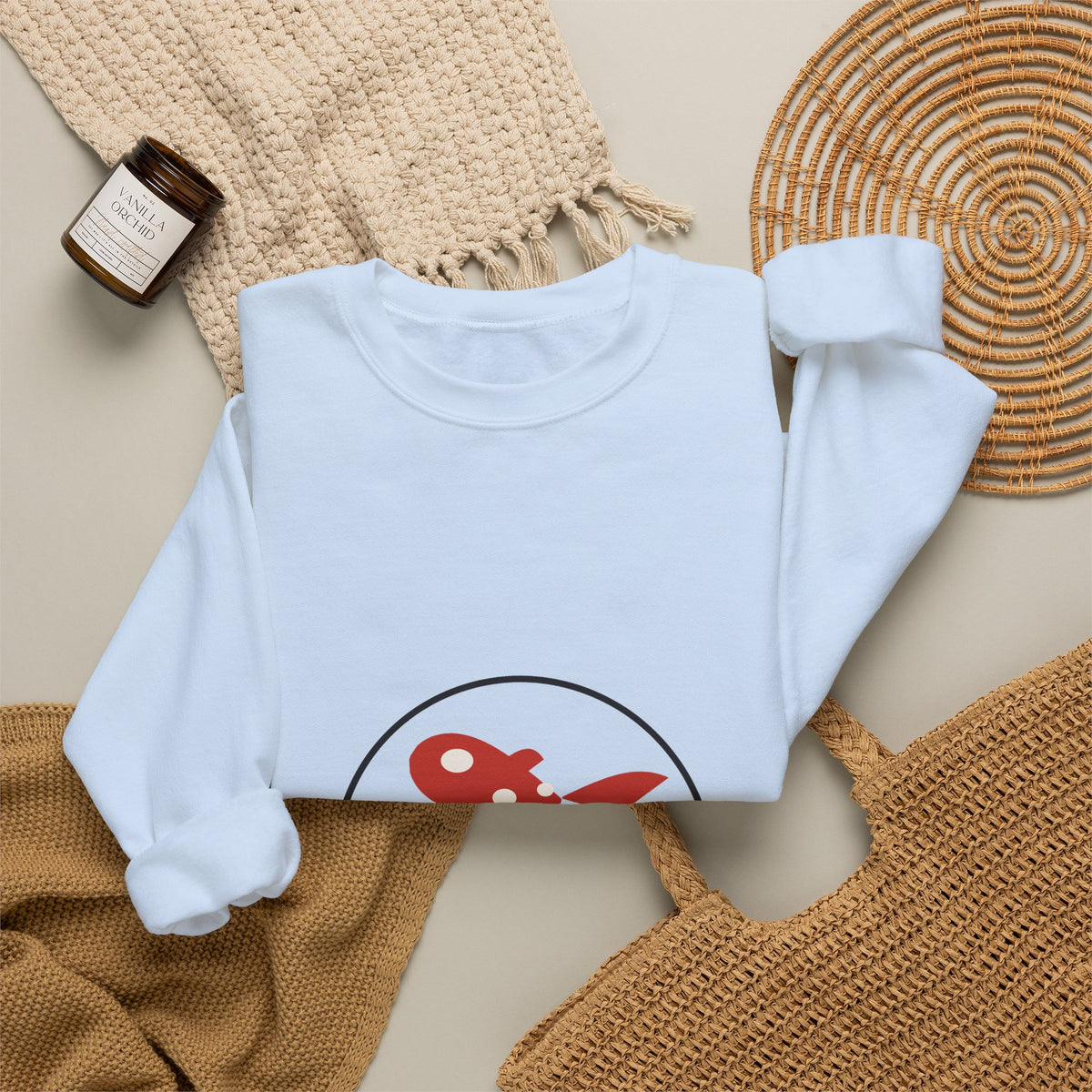 Koi Pair Sweatshirt - original anime design, view 39