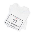 All Complaints Will Be Forwarded To The Sky Funny Anime T-Shirt - original anime design, view 2