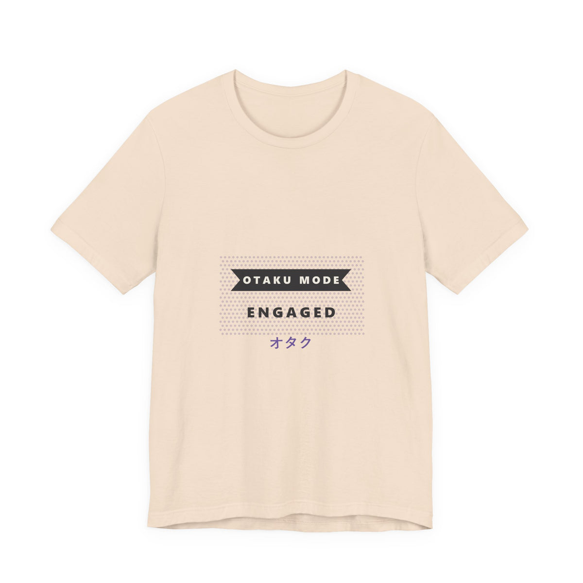 Otaku Mode T-Shirt in Soft Cream