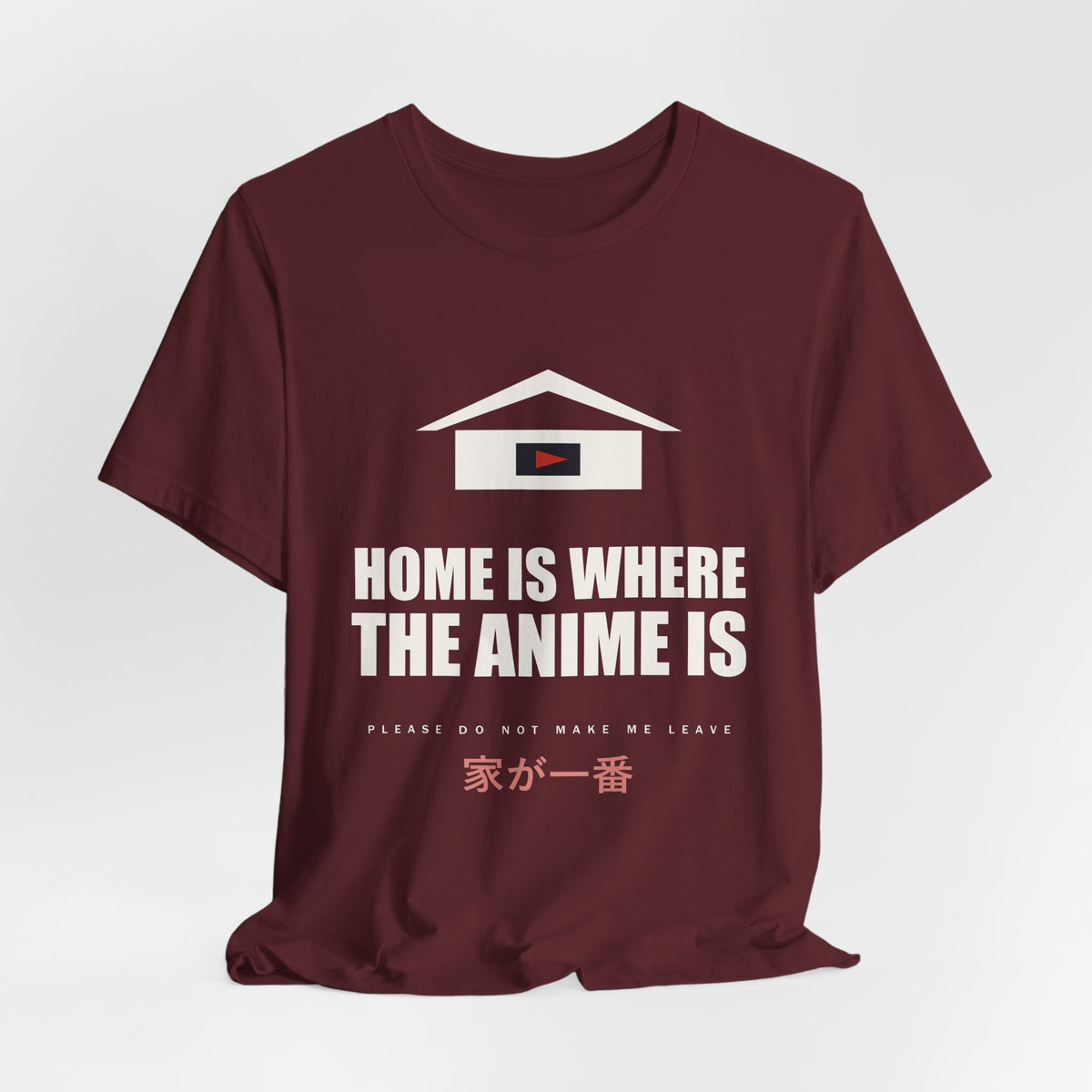 Home Is Where The Anime Is T-Shirt - original anime design, view 25