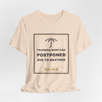 Training Montage Postponed Due To Weather Funny Anime T-Shirt - original anime design, view 9
