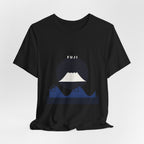 Fuji & Wave T-Shirt - original anime design, view 3