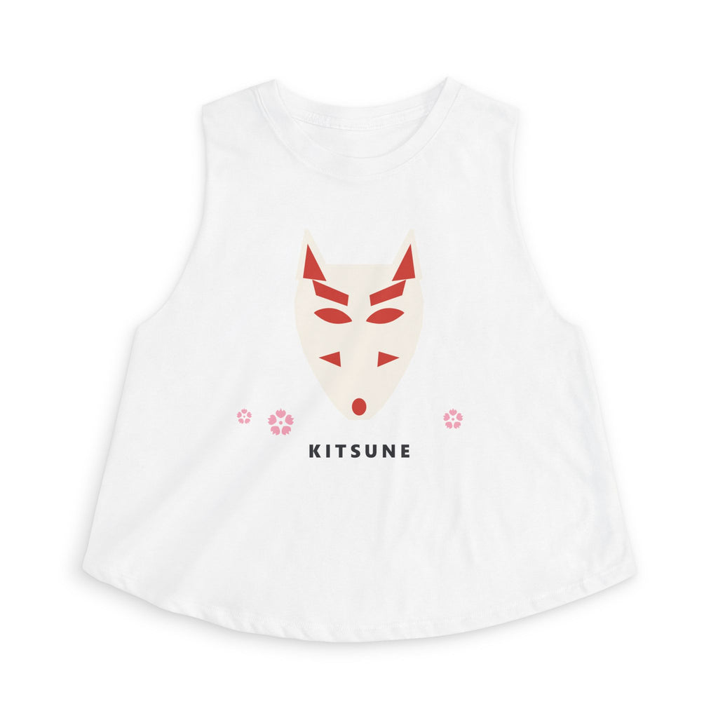 Kitsune Mask Crop Top - original anime design, view 1