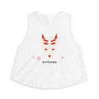 Kitsune Mask Crop Top - original anime design, view 1