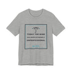 Today The Wind Has Been Extremely Unprofessional Funny Anime T-Shirt in Athletic Heather