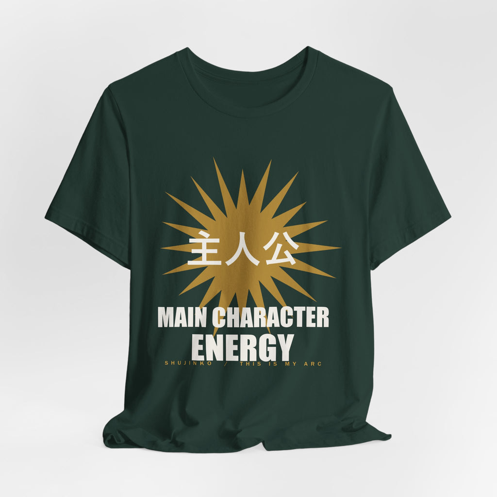 Main Character Energy Anime T-Shirt - original anime design, view 13