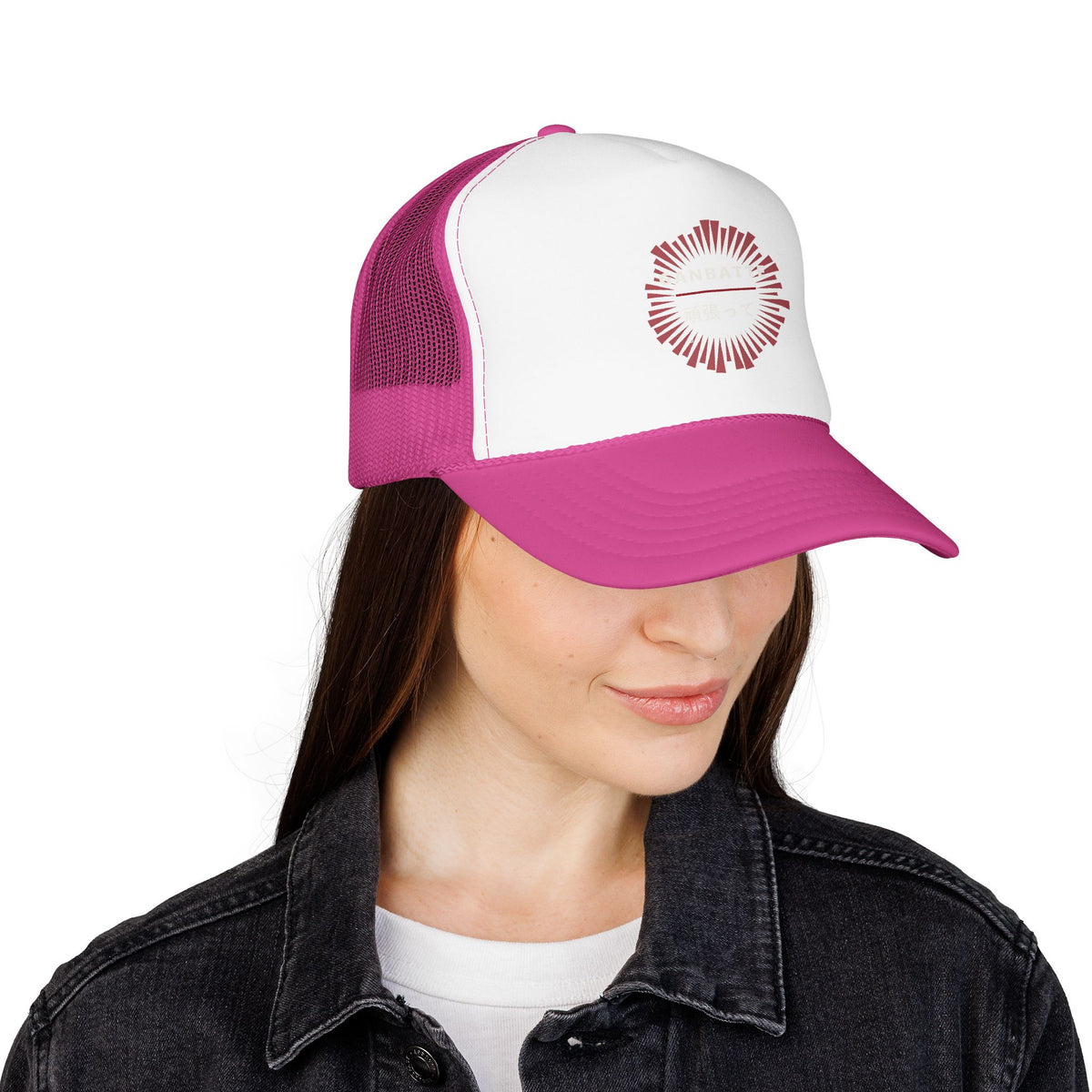 Ganbatte Trucker Cap - original anime design, view 18