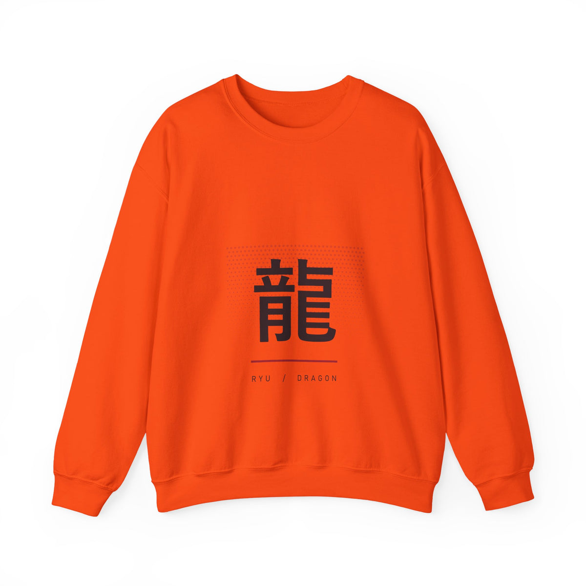 Ryu Dragon Sweatshirt in Orange